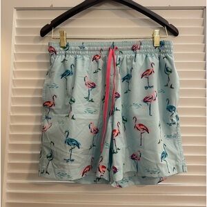 Chubbies “flamingo” swim trunks